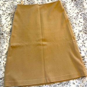 Stretch Wool Skirt